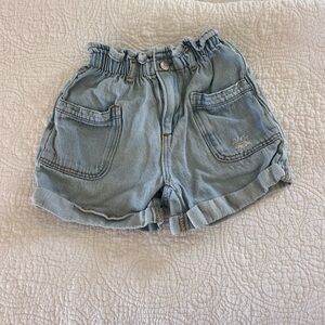 Zara Kids Light Blue Denim Shorts